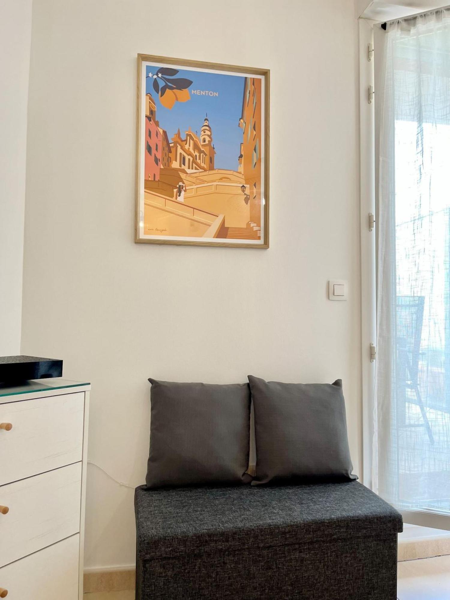 מנטון 'La Villa Melanie' Neuf, Equipe, Terrasse, Centre מראה חיצוני תמונה